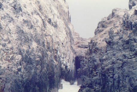 Sector de los acantilados.